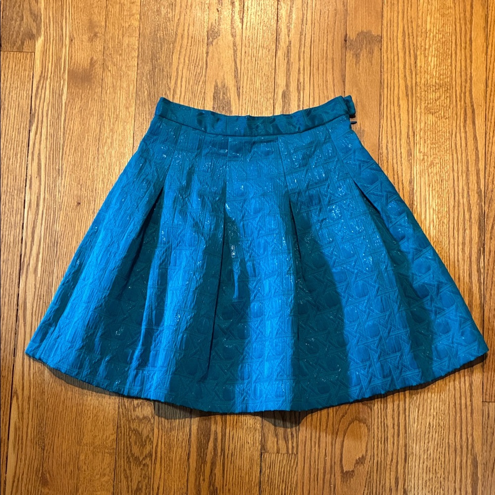 Kirna Zabete Vibrant Blue Skater Skirt